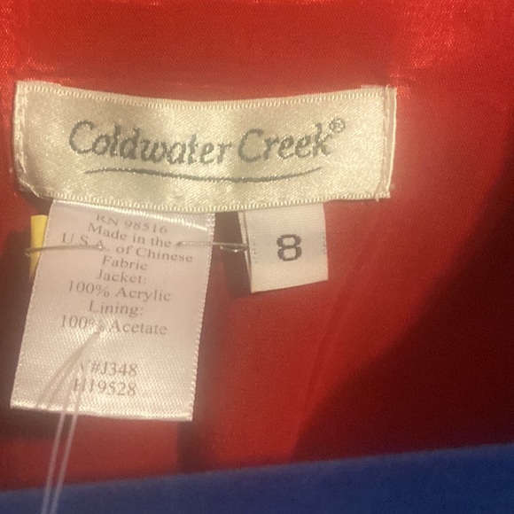 🌟🔥 BOGO Sale🔥🌟 Coldwater Creek Multicolor Tweed Blazer - Picture 10 of 11